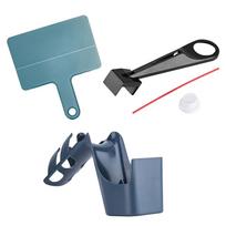 Motorcycle Chain Cleaning Kit 4 Piece Set Lube Applicator for Oil Chainsaw Accessories Oiling Diverter Cleaning Tool Ergonomic
