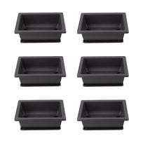 Set of 6 Plastic Succulent and Bonsai Pots with Drainage Holes Lightweight and Long lasting for Various Planting Needs China Mainland