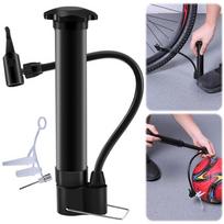 80PSI MTB Bicycle Pump Schrader Valve Bike Manual Air Pump Lightweight Bicycle Floor Pump for Road Mountain Bikes Balls