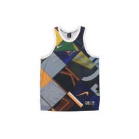 Nike KD HYPER ELITE Durant Basketball Sports Top Men Multi-Colorblock Men's AT3188-495 M