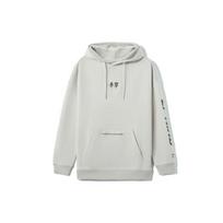 Li-Ning Sports Living Series Fleece Lined Stay Warm Loose Pullover Hoodie 'Grey' Men's AWDR857-8 XXXL