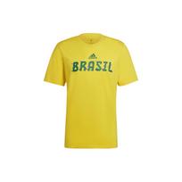 adidas FIFA World Cup 2022 Brasil T-Shirt Asia Sizing 'Yellow Green' Men's HD6370 L