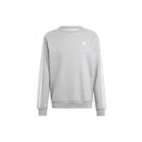 adidas Essentials Fleece 3-Stripes Sweatshirt 'Medium Grey Heather' Men's IJ6470 XXL