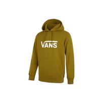 Vans Contrasting Colors Alphabet Logo Hooded Pullover Fleece Lined Stay Warm Olive Green Men's VN0A5H87YXH S