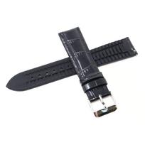 Watch Band 20mm Leather Rubber Seiko Genuine Black Strap for RS02C20BK Watch