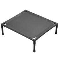Breathable Mesh Cat Elevated Bed Comfortable Pet Cool Nest Cat Lounger Cat Sofa Bed  All Seasons 35x40x12cm-Black