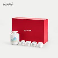 Dragon Roar Series Blue-print Mountain Cup Gift Set