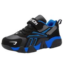 Breathable Rubber Sole Casual Children Running Sports Shoes Kids Active Outdoor Play Walking Footwear 28 mėlyna