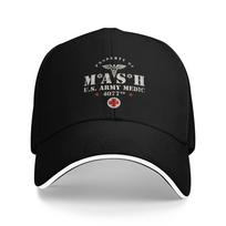 MASH   Baseball Cap  Streetwear Unisex Women Hip Hop Hats Sun Visor Design Kpop Rock Baseball Caps Birthday Gift One Size