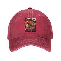 VELOCIPASTOR Collegiate Style Baseball cap Easy To Clean Street Cool Denim Baseball Cap One Size