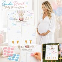 Baby Gender Reveal Voting Board Baby Shower Game Interactive Party Activity Board for Guests to Vote on Baby Gender Prediction One Size
