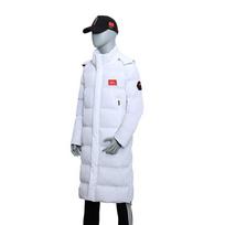 Men's Winter Fleece-Lined Taekwondo & Basketball Training Jacket - Over-Knee, Thickened, Cold Protection XXS