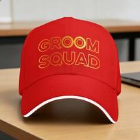 Groom Squad Baseball Cap  Outdoor Gym Wholesale Trucker Hat Couple Women yk Cute Design Baseball Caps One Size