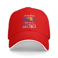 Unisex Las malvinas argentina soccer football Printed Hat Fashion Distressed Washed  Baseball Cap Adjustable One Size