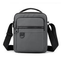 Waterproof Oxford Sling Bag Men Anti-Theft Crossbody Messenger Phe Pouch Daily Commute Travel Small Zipper Shoulder Bag Black