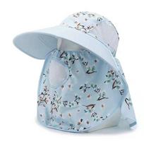 Wide Brim Beach Fisherman Hat Printing Sunscreen Cap Summer Sun Hat