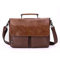 2026 Naujas Prekės ženklas Odinės Vyriškos Rankinės Verslo Portfelis Vintage Crossbody Peties Krepšiai Vyriška Messenger Krepšys Odinis Biuro Tote A4 juoda