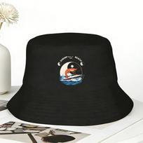 ShrimpCity Beach  Viagra Boys Bucket Hat For Unisex  FisherUnisex Hats Casual Travel Caps Foldable Streetwear Pattern Sun Hats One Size