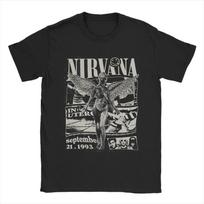 Nirvana Grunge Band Tee Graphic T Shirt Streetwear Vintage Y2K Mens [S-6XL] 2XL