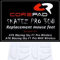 Mouse feet (2 sets, 100% PTFE) for Corepad Skatez PRO, ATK Blazing Sky F1 Pro Wireless, ATK Blazing Sky F1 Pro MAX Wireless, and Keychron x Lemokey