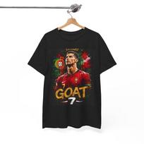 CR7 GOAT Ronaldo Street Art Tee | World Cup 2026 Soccer Legend Fan Shirt | Football Gift S