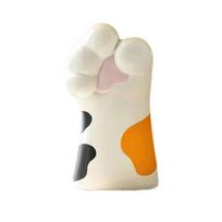 Cute Cat Paw Vase, Cartoon Paw Shaped Resin Flower Arrangement Vase, Desktop Decorative Plant Holder for Living Room, Bedroom, Bookshelf C