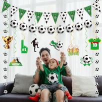 FIFA World Cup-themed Party Supplies: Birthday Decorations, Banners, Hanging Decorations, and Party Sets 2m 18pc