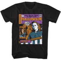 Halloween - Comic Cover - American Classics - Solid Black  Short Sleeve T-S 140