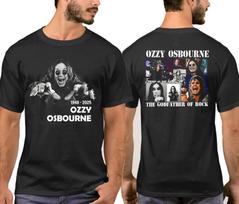 Ozzy Osbourne Hard Rock T-Shirt No More Tour Shirt Paranoid 1948-2026 Shirt S
