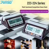 Jun Sida JS223/224 Multifunctional Chess Timer for International Chess, Go, and Chinese Chess Competitions JS-224 (Universal Compact Version)