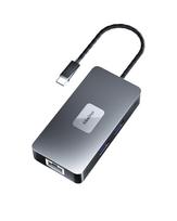 XikeStor Docking Station USB-C Hub HDMI Type-C 7-in-1 2.5G LAN USB3.2 SD TF Card Slot Included PD100W Fast Charging Compatible with