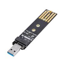 MOXCAHER M.2 SSD External Enclosure [NVMe & SATA Compatible] M.2 SSD to SATA Conversion Case 2280 2260 2242 2230 M keyB+M key PCIe USB3.1 Gen2