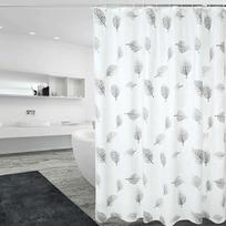 Simple air fresh leaves bathroom shower curtain shielding partition Shower curtain can be scrubbed light opaque (as the picture,120*180cm)