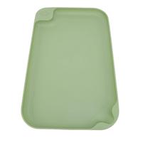 Cat Food Mat Raised Edges Pet Feeding Mat Prevent Overflow Dog Water Bowl Tray Anti Slip Base Pet Placemat for Dog Cat