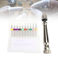 11pcs Micro Bits Hand Drill Bits Set Tungsten Carbide PCB Mini Drill Bits Kit  DIY Jewelry Making