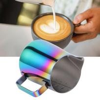 350ml Capacity Coffee Pitcher Stainless Steel Milk Frothing Pitcher  Latte Art Making