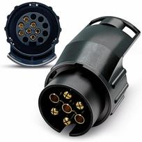 7to13Pin or 13to7Pin Trailer Adapter Towing Adapter 12V Waterproof Electric Adapter Plug Socket Converter Connector for Caravan