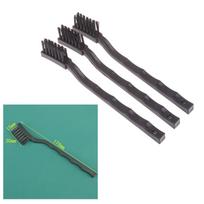 3PCS Anti Static Electronic PCB Cleaning Brush Set Large Crank Scrubbing Tool for Solder Residue Removal