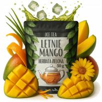 Herbata Zielona Ice Tea Letnie Mango 50 G Do Herbaty Mrożonej Orzeźwiająca