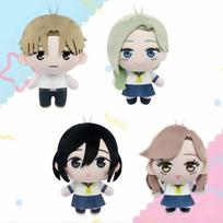 TV Anime  Opposite You and Me  Prechas Plush Toy Part 2 Complete Set of 4 Types (Nishi, Hira, Higashi, Honda) Size: Approx. 12cm
