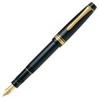 Pilot Justus 95 Stripe Fountain Fine Nib Pen, Black, (F) FJ-3MR-SB-F