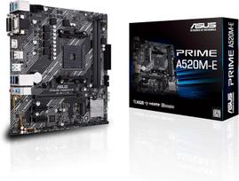 A520M-E AMD Ryzen 5000 series AM4 compatible A520 chipset mATX motherboard [Used]
