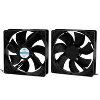 uxcell PC Cooler Fan, Black, 120 x 120 x 25mm, DC 24V, 2-Pack