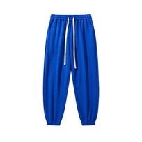 Trendy Unisex Casual Wide-Leg Pants: Spring & Autumn Long Running Pants with Optional Logo Printing