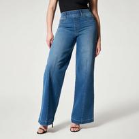 Women Wide Leg Pants Casual Fashion Solid Color Jeans Lounge Wear Trousers XS