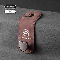 Car Seat Headrest Hook Hidden Hook Suede Metal Hanging Hanger For Citroen C4 C3 C5 C1 C2 C6 VTS C4L DS3 DS4 DS5 Grand Berlingo