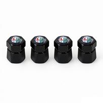 4Pcs Aluminum Car Tire Valve Caps Diamond Tyre Valve Airtight Cover Waterproof Dust For Alfa Romeo Giulietta GT 159 Automobiles