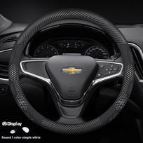 For Chevrolet Cruze Bolt Aveo Spark Onix capti Cavalier Carbon fiber Suede Microfiber Car Steering Wheel Cover Auto Accessories