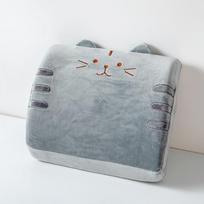 Cute cartoon cat memory cotton waist rest office waist pad waist pillow about 34*32*10cm