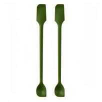 Dual-Headed Silicone Baking Scraper Set with Mini scraper and spoon - Resistant Kitchen Tools for Jam Making Cooking Essentials